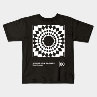 Kaleidoscope / Minimalist Style Graphic Design Kids T-Shirt